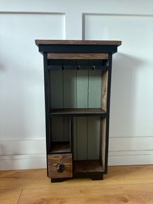 Handmade compact drinks cabinet
