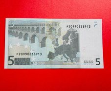 European Union   Netherlands  ( P ) 5 Euro. 2002. ( Jct )plate Code  Eoo7  Scarce ( Uncirculated )
