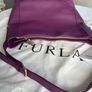 Fabulous Furla Leather Designer Bag in the Colour Aubergine Image 9