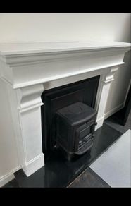 marble fire place