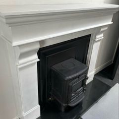 marble fire place