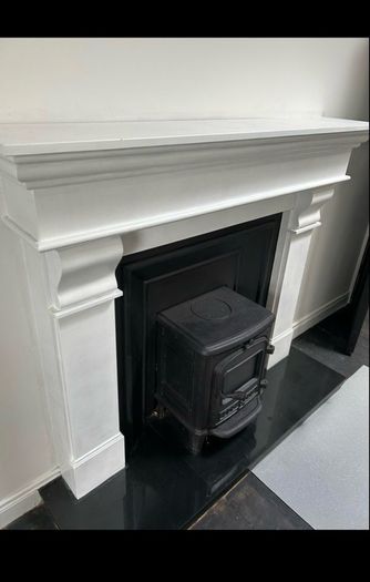 marble fire place