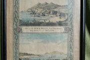 Antique "View of the Black Rocks... &amp; View of Ringsend....Dublin Bay in IRELAND", antique print c 1800