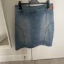 Fransa Vintage Denim Skirt Image 4