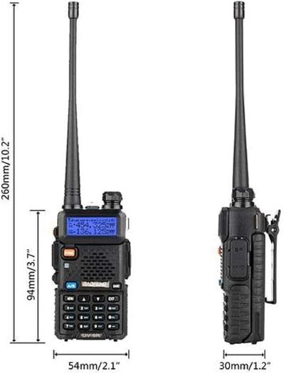 Ham Radio High Power Long Range Two-way Radio with 4pcs Battery and TD-771 Antenna,USB Charging Dual Band 2 way Radio Rechargeable Walkie Talkie with Earpiece for Survival Gear,2