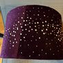Purple Lampshade with Diamonte Detail Image 2