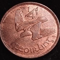 #548 - Ireland - 1949 - Farthing - KM.9 - AU