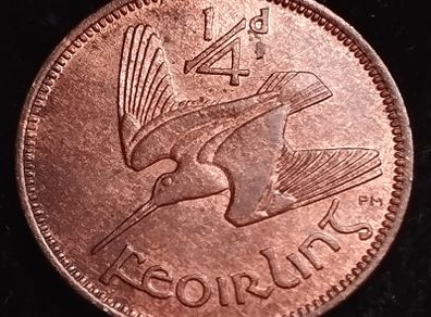 #548 - Ireland - 1949 - Farthing - KM.9 - AU
