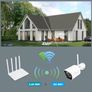 4MP IP Camera Mobile App Waterproof Dual-WiFi Colour Night Vision Two-Way Audio Motion Detection Image 2