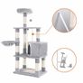 New Cat Tower, Condo and Basket, Kitten Furniture Activity Centre 138cm - FREE Delivery Image 4