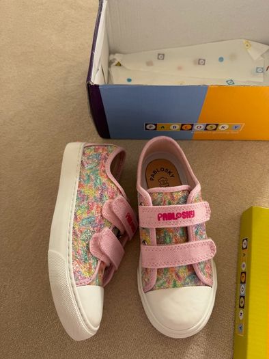 New Pablosky multi colour canvas shoes