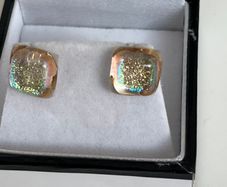 Glass Stone Earrings
