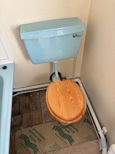 Vintage Turquoise Bathroom