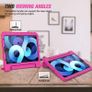 For Apple iPad Pro 12.9" 2020 Kids Case Shockproof Cover With Stand Pink Image 2