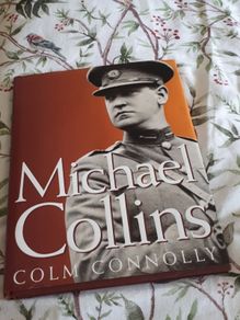 Hardback book Michael collins
