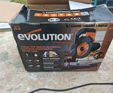 Evolution 210mm TCT Multi- Materials Cutting Compond Mitre Saw