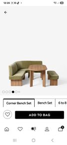 Stunning Next corner dining set