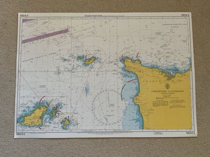 Admiralty Charts for Channel Islands