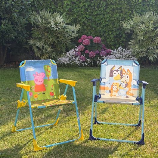 Kid's folding chairs - Peppa Pig & Bluey
