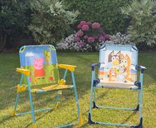 Kid's folding chairs - Peppa Pig & Bluey