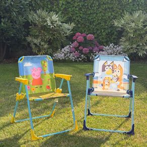 Kid's folding chairs - Peppa Pig & Bluey