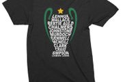 Celtic FC Lisbon Lions Trophy T-Shirt (Small To. 5XL)