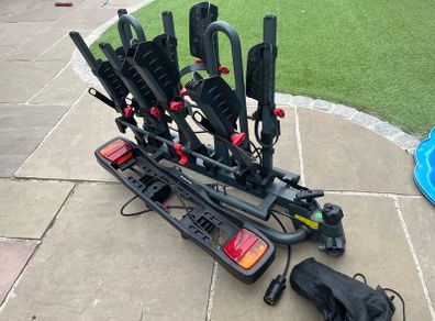 Halfords exodus 4 bike towbar rack