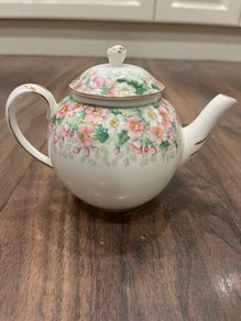 Vintage Crown Staffordshire "Maytime" Teapot