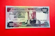Angola  1000.  Escudos  1972  PICK 103  SCARCE . ( uncirculated )