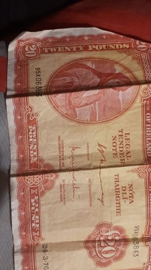 Old irish pound note