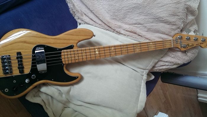 Fender Marcus Miller Jazz Bass V  USA Corona 2005 Natural Ash 5 String