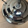 Modern Floor Lamp with reeded glass shade Image 3