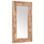 Decorative Mirror Teak Rectangular Image 4
