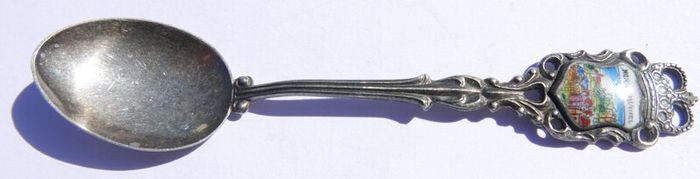 Vintage 800 Silver Souvenir Spoon 7,8g