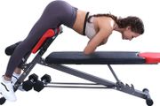 Multi Functional Gym Bench for Full All in One Body Workout  Versatile Fitness Equipment for Hyper Back Extension, Roman Chair, Adjustable Situp, Decline, Flat Bench