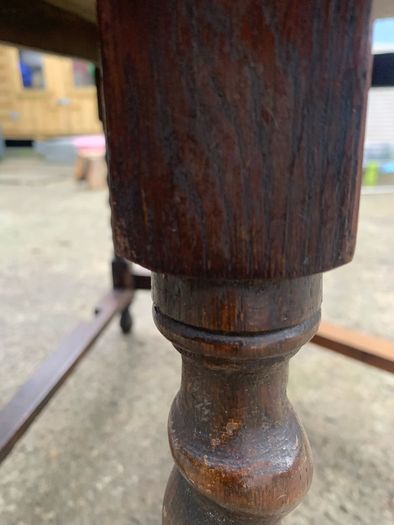 Antique gate leg dining table