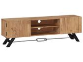 TV Cabinet 140x30x45 cm Solid Acacia Wood