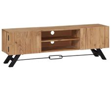 TV Cabinet 140x30x45 cm Solid Acacia Wood