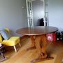 Heavy dining table and 4 chairs Image 2