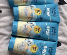 Child's farm Bluey sun cream spf 50+