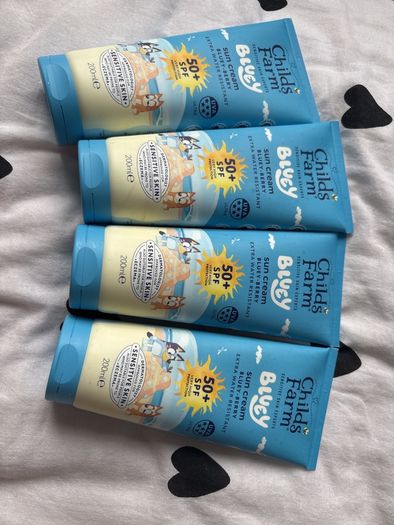Child's farm Bluey sun cream spf 50+