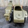 vintage Cherilea action man German motorcycle and sidecar plus battle worn Jeep Image 9