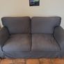 EKTORP - Grey 2 seater with chaise/footstool w/storage Image 3