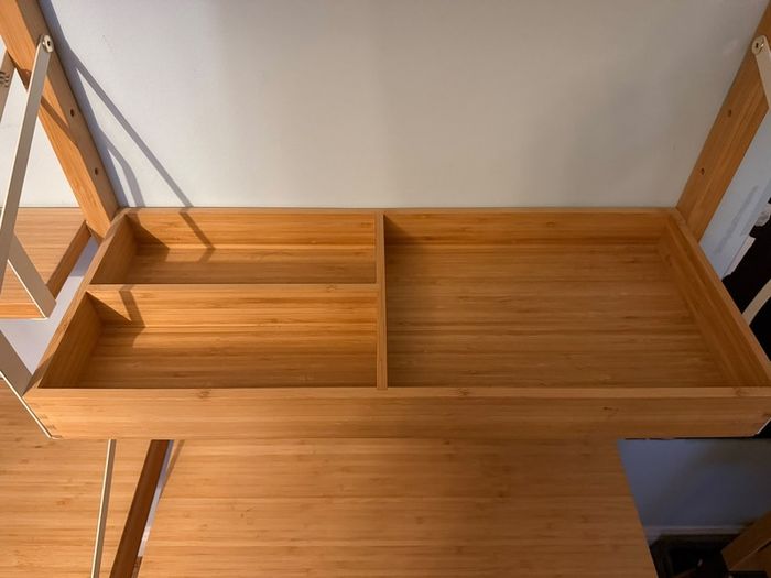 IKEA SVALNAS Bamboo Wall Shelving System