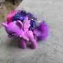 Twilight Sparkle Tinsel Glitter Brushable 2010 HTF MLP G4 My Little Pony Image 6