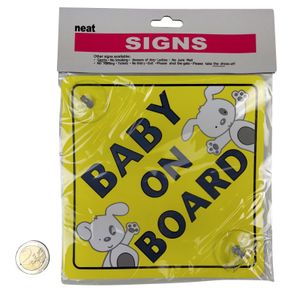 Baby On Board Sign For Car Window