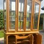 Solid Oak Display Cabinet Image 6
