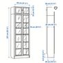 billy bookcase with extension and doors Image 2