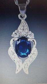 18KT White Gold Filled Pendant