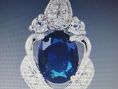 18KT White Gold Filled Pendant